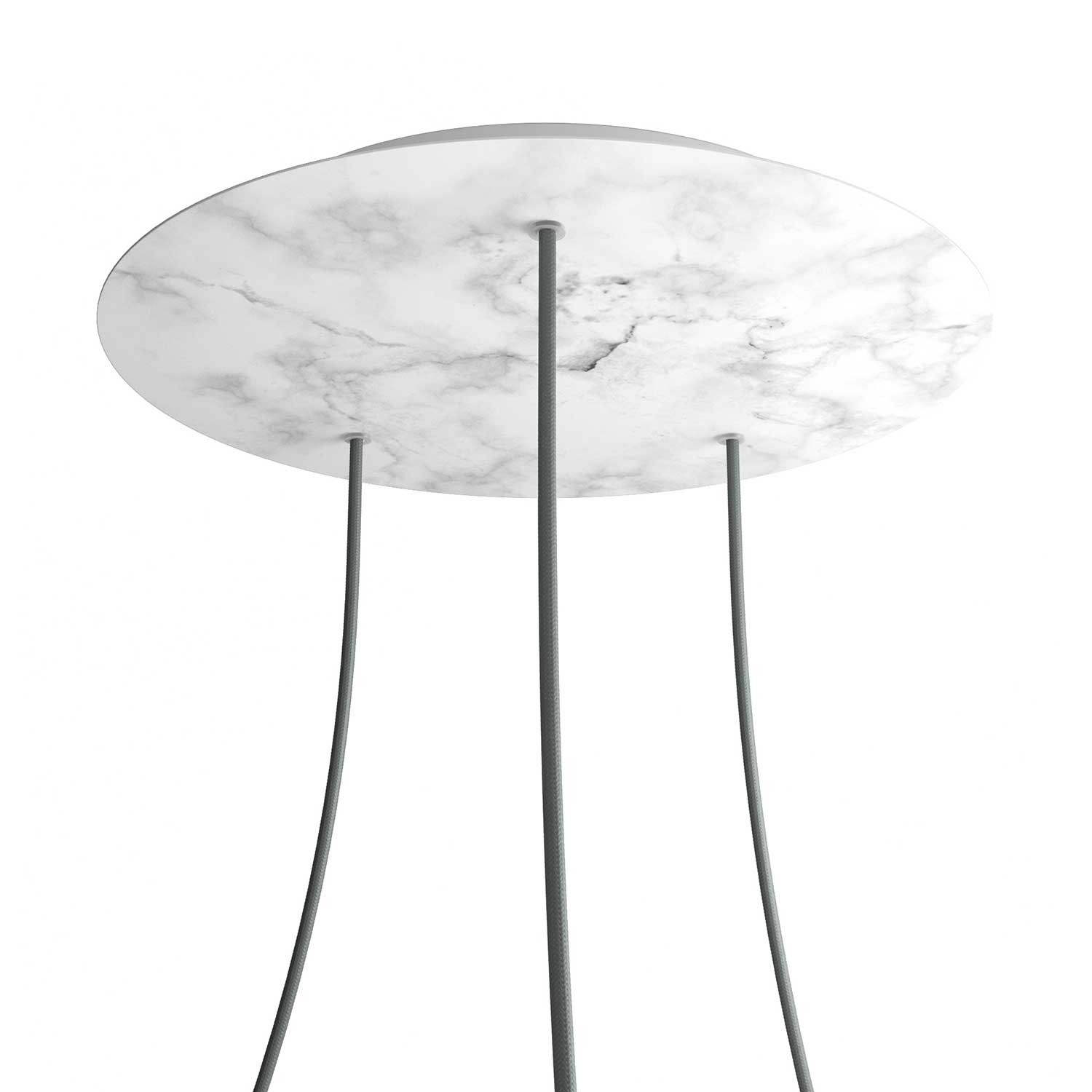 3 Hole - EXTRA LARGE Round Ceiling Rose Canopy - 400mm