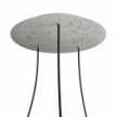 3 Hole - EXTRA LARGE Round Ceiling Rose Canopy - 400mm