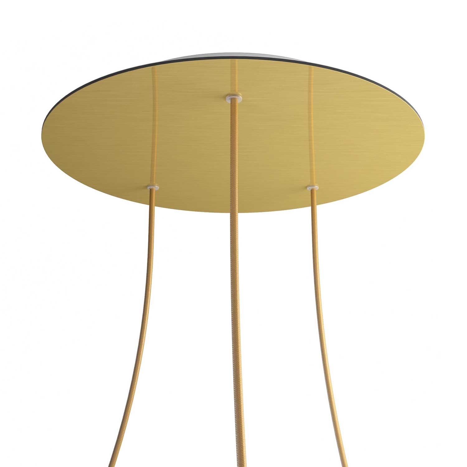 3 Hole - EXTRA LARGE Round Ceiling Rose Canopy - 400mm