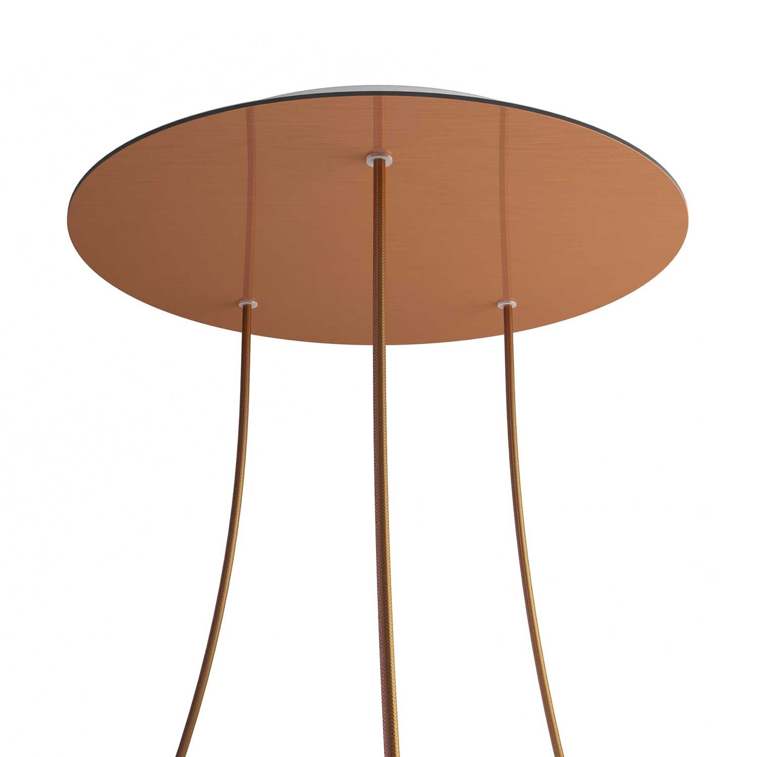 3 Hole - EXTRA LARGE Round Ceiling Rose Canopy - 400mm