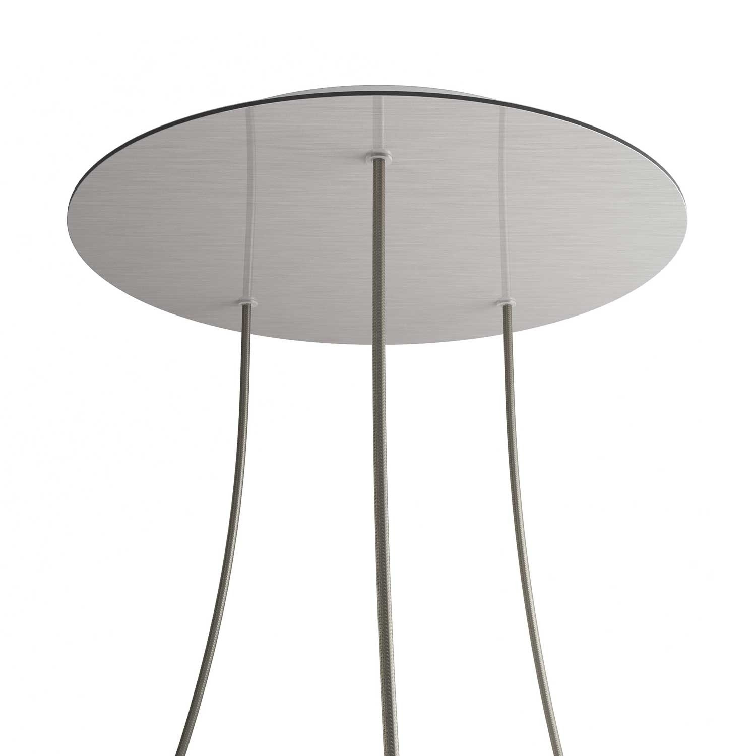 3 Hole - EXTRA LARGE Round Ceiling Rose Canopy - 400mm