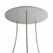 3 Hole - EXTRA LARGE Round Ceiling Rose Canopy - 400mm