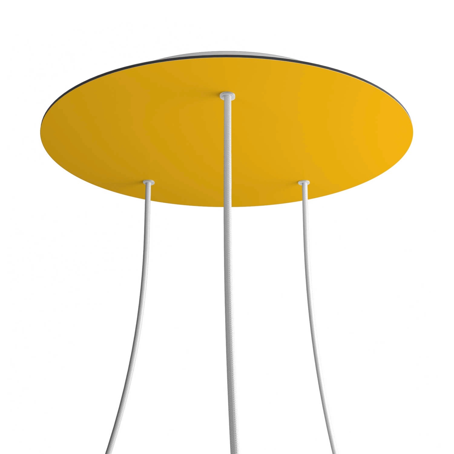 3 Hole - EXTRA LARGE Round Ceiling Rose Canopy - 400mm