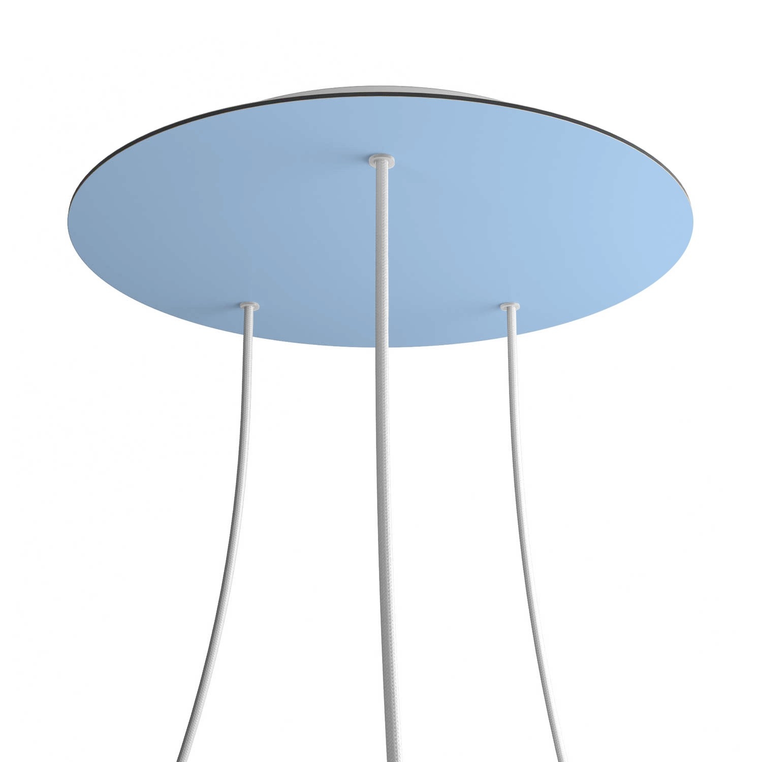 3 Hole - EXTRA LARGE Round Ceiling Rose Canopy - 400mm