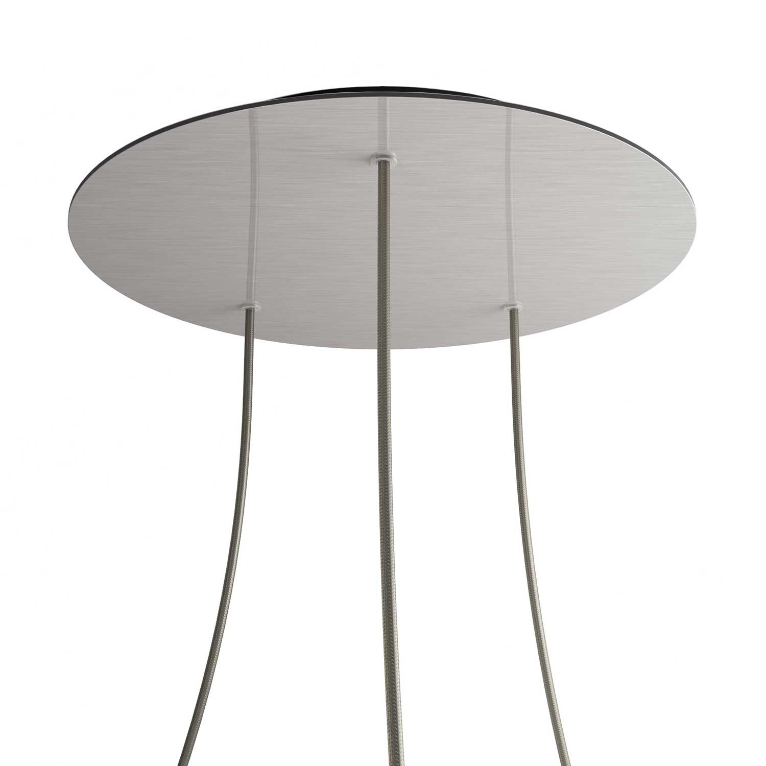 3 Hole - EXTRA LARGE Round Ceiling Rose Canopy - 400mm