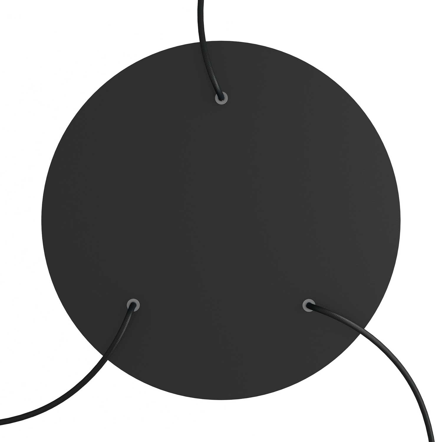 3 Hole - EXTRA LARGE Round Ceiling Rose Canopy - 400mm