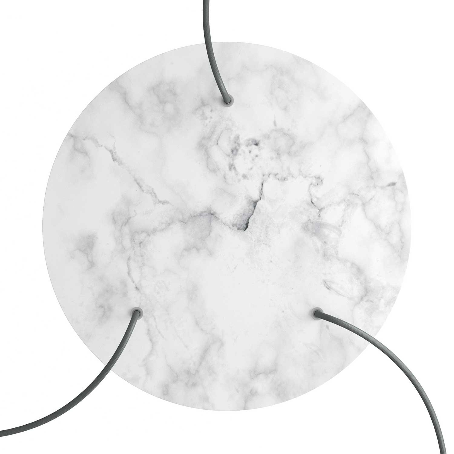 3 Hole - EXTRA LARGE Round Ceiling Rose Canopy - 400mm