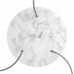 3 Hole - EXTRA LARGE Round Ceiling Rose Canopy - 400mm