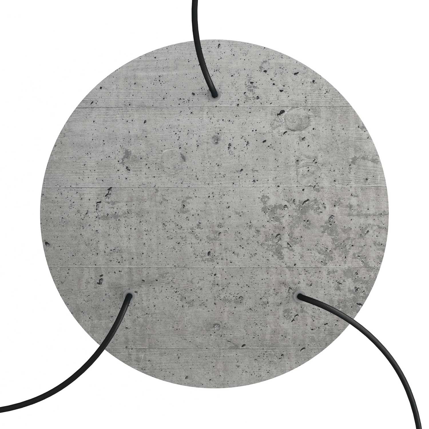 3 Hole - EXTRA LARGE Round Ceiling Rose Canopy - 400mm