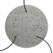 3 Hole - EXTRA LARGE Round Ceiling Rose Canopy - 400mm