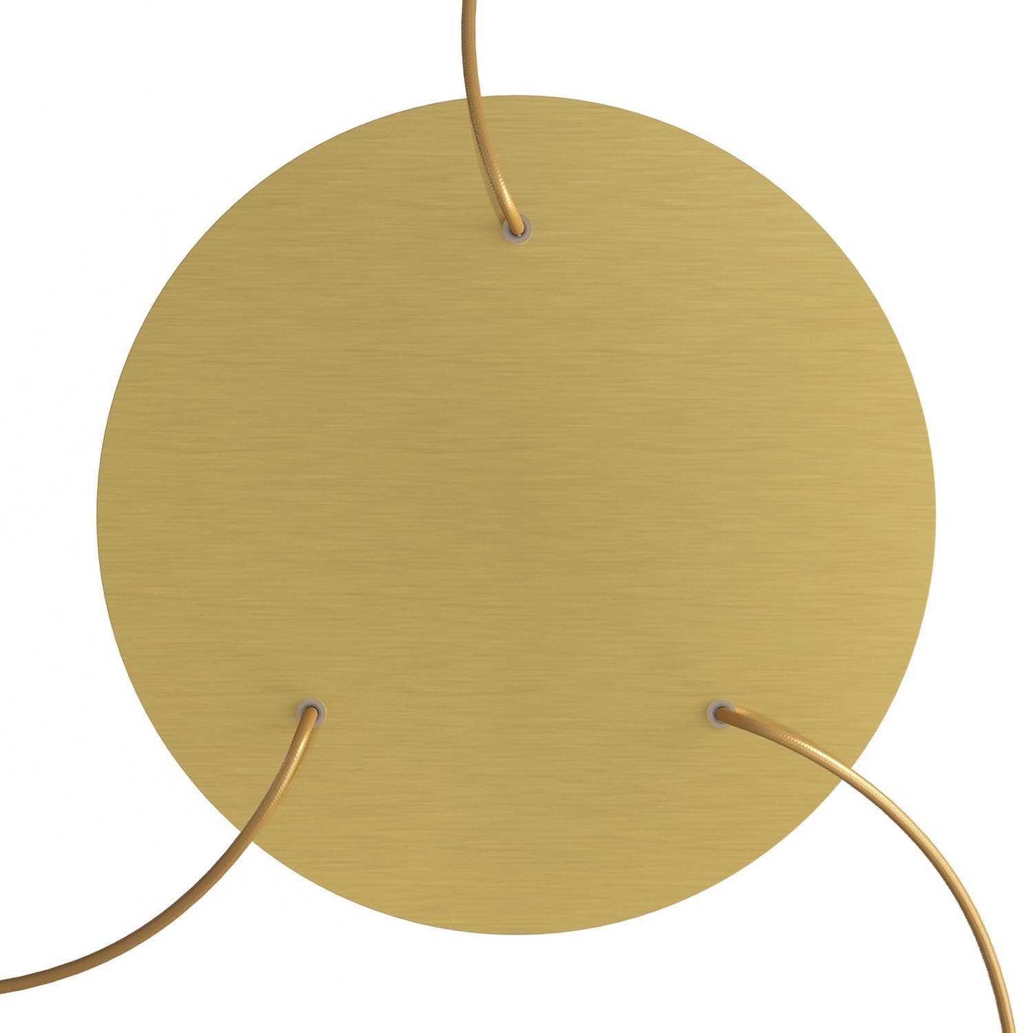 3 Hole - EXTRA LARGE Round Ceiling Rose Canopy - 400mm