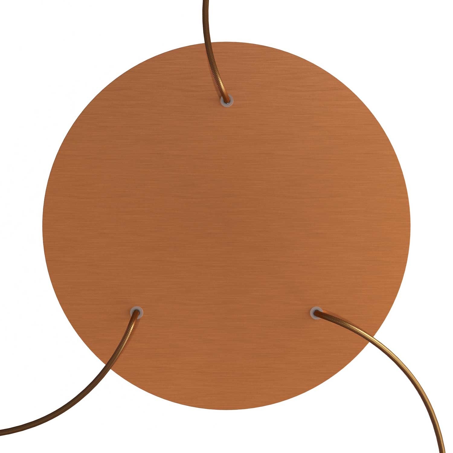 3 Hole - EXTRA LARGE Round Ceiling Rose Canopy - 400mm