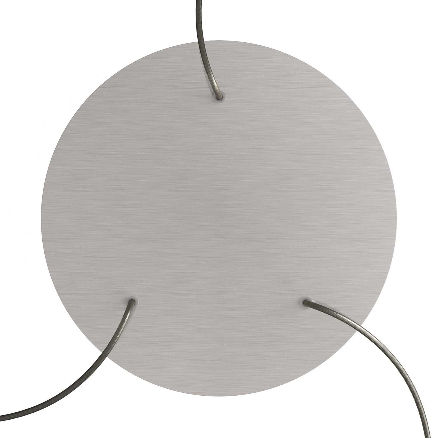 3 Hole - EXTRA LARGE Round Ceiling Rose Canopy - 400mm