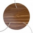 3 Hole - EXTRA LARGE Round Ceiling Rose Canopy - 400mm