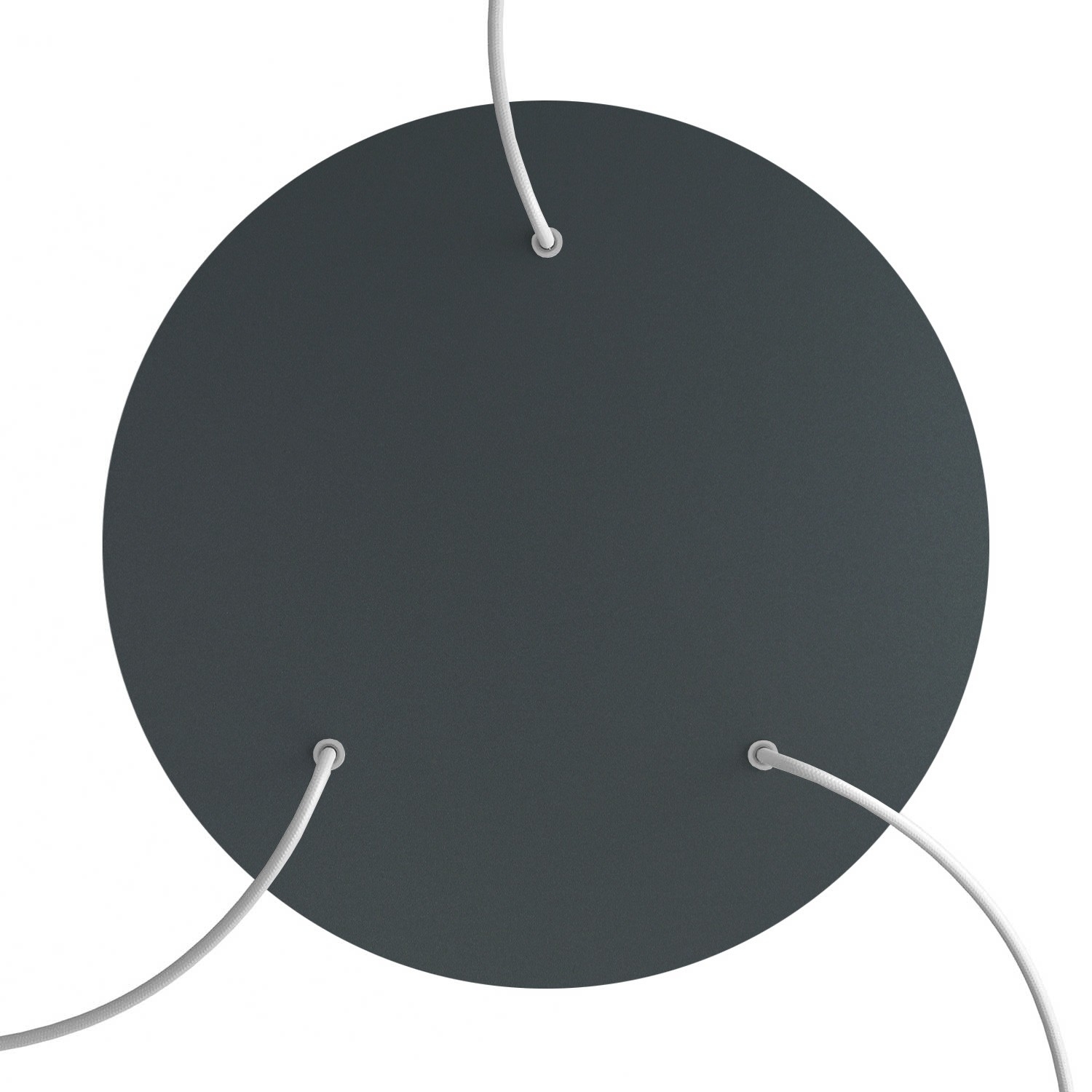 3 Hole - EXTRA LARGE Round Ceiling Rose Canopy - 400mm