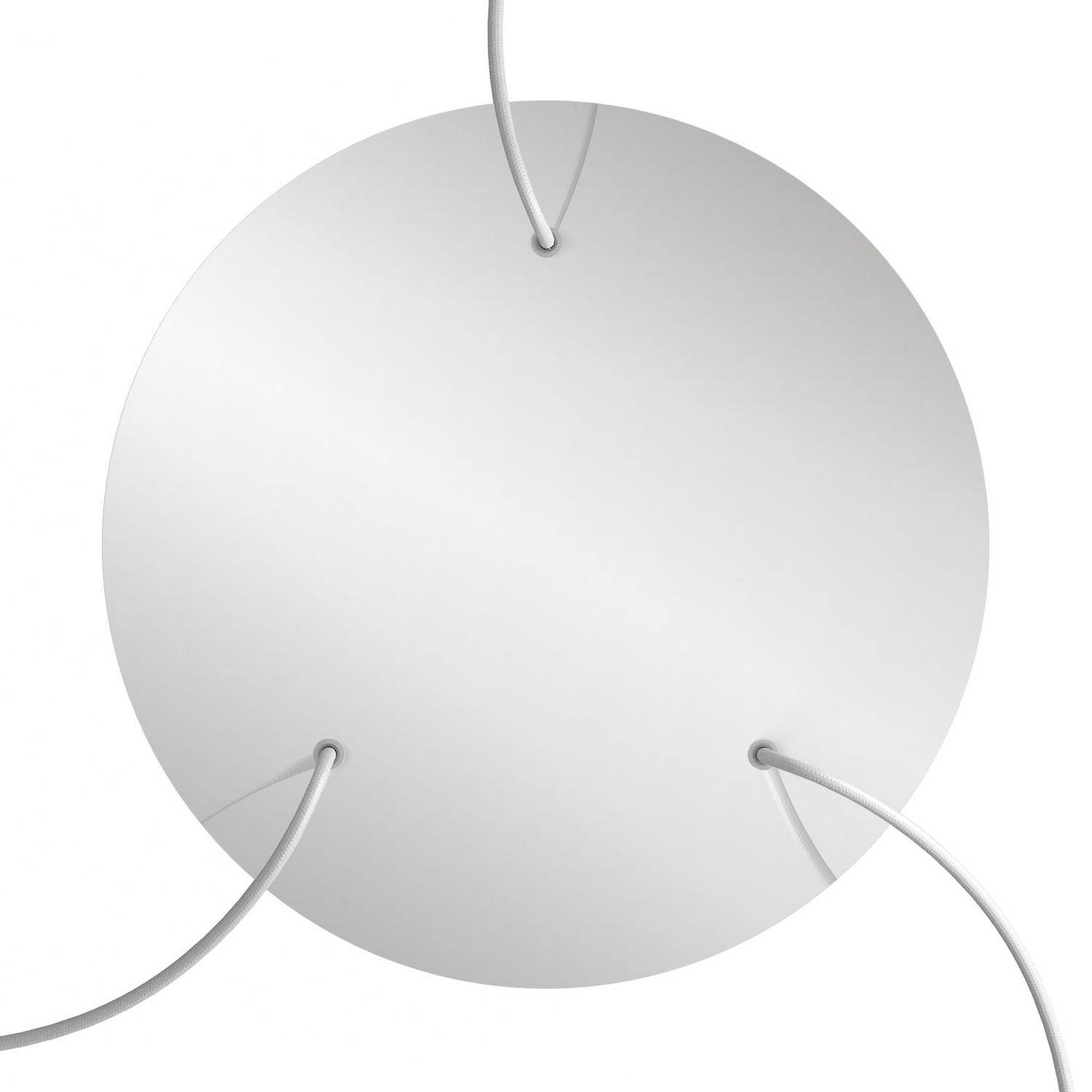 3 Hole - EXTRA LARGE Round Ceiling Rose Canopy - 400mm