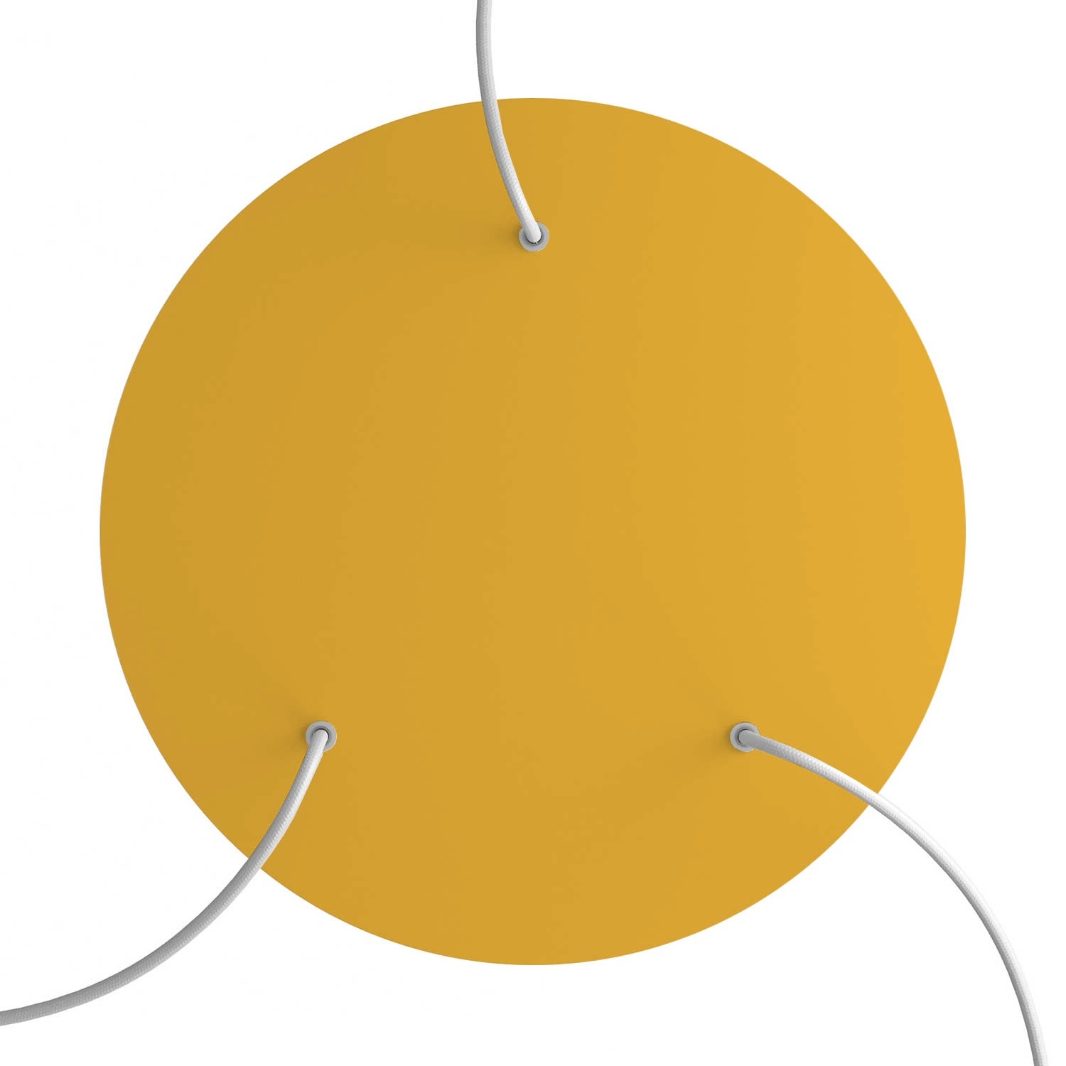 3 Hole - EXTRA LARGE Round Ceiling Rose Canopy - 400mm