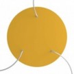 3 Hole - EXTRA LARGE Round Ceiling Rose Canopy - 400mm