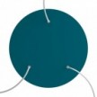 3 Hole - EXTRA LARGE Round Ceiling Rose Canopy - 400mm