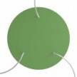3 Hole - EXTRA LARGE Round Ceiling Rose Canopy - 400mm