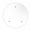 3 Hole - EXTRA LARGE Round Ceiling Rose Canopy - 400mm
