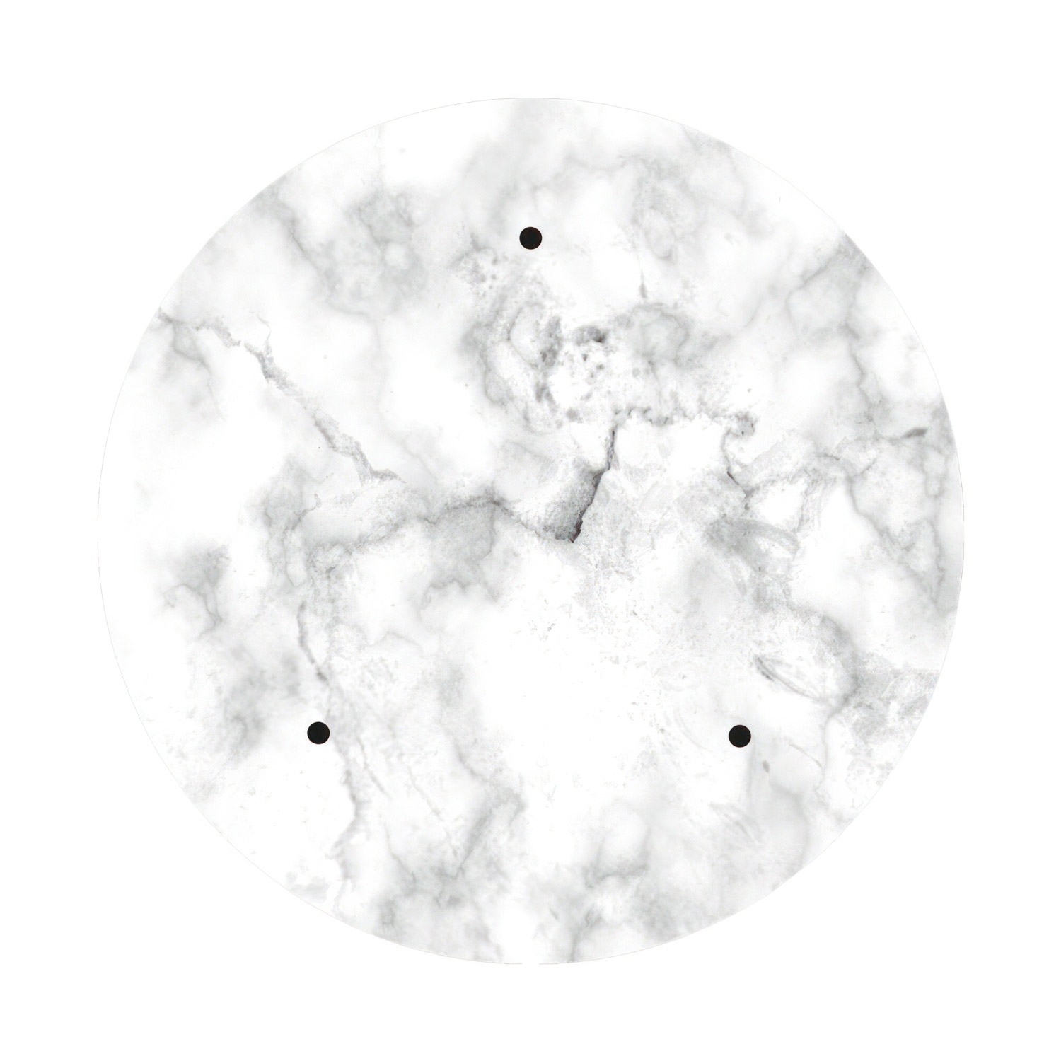 3 Hole - EXTRA LARGE Round Ceiling Rose Canopy - 400mm
