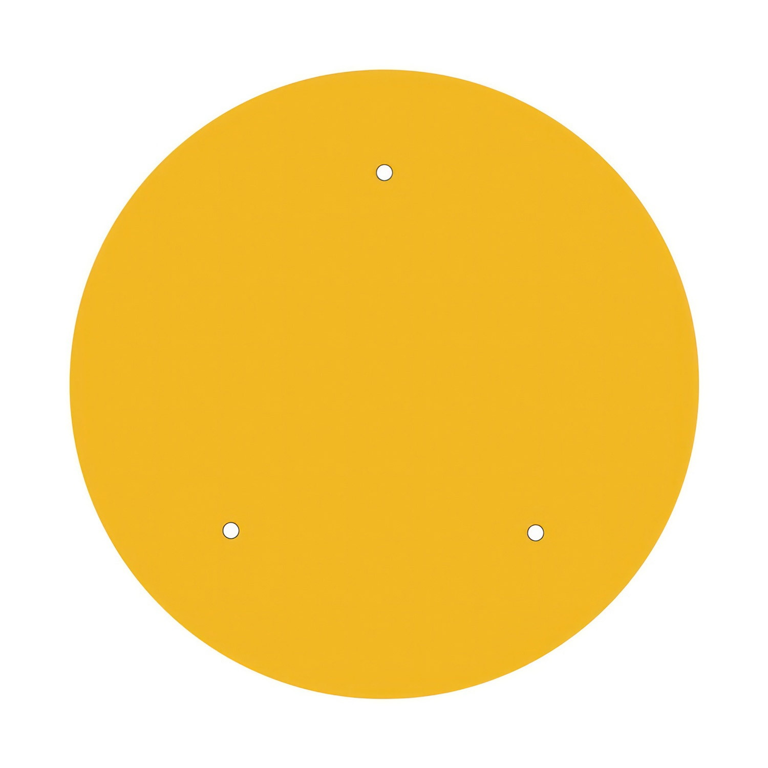 3 Hole - EXTRA LARGE Round Ceiling Rose Canopy - 400mm