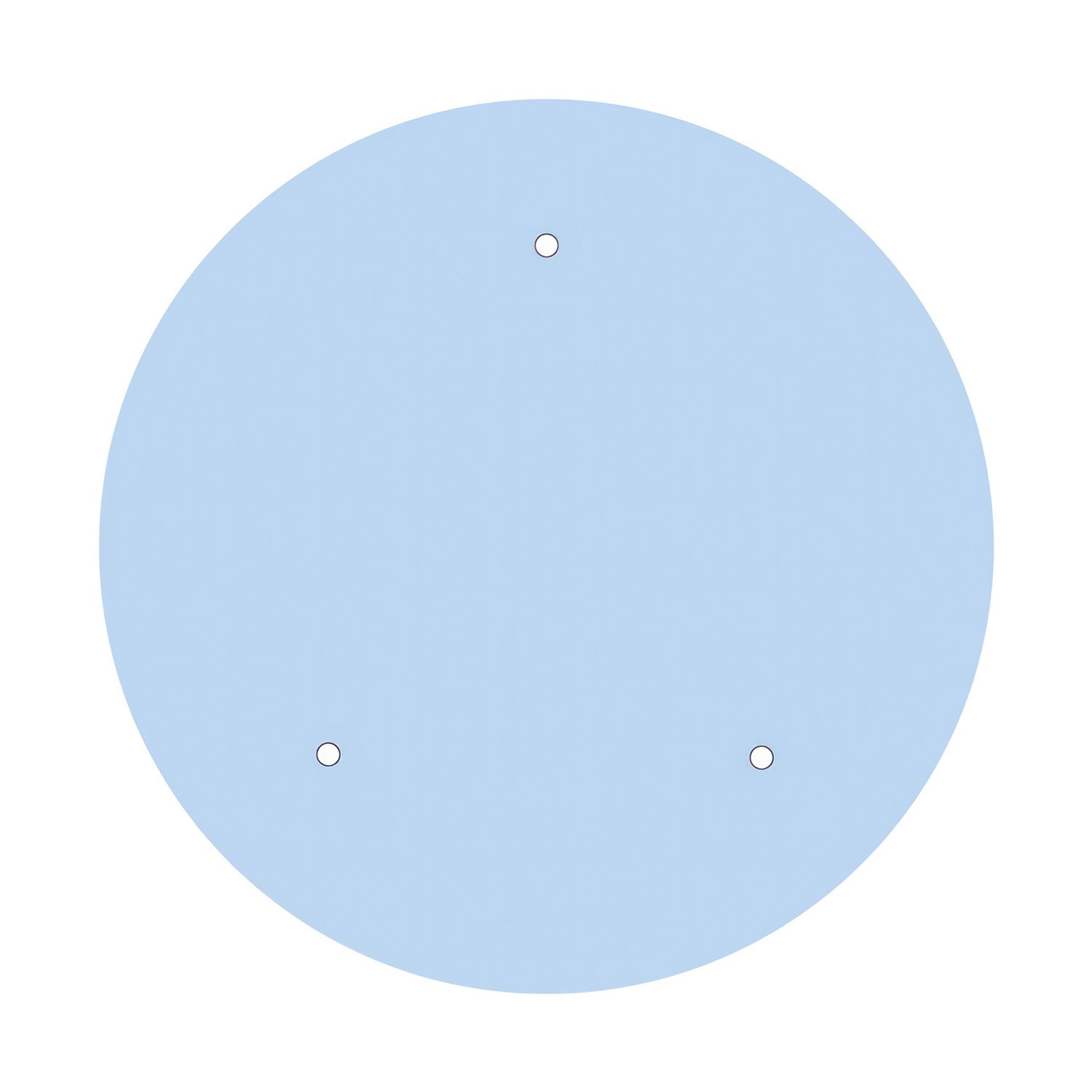 3 Hole - EXTRA LARGE Round Ceiling Rose Canopy - 400mm