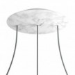 3 Hole in line - EXTRA LARGE Round Ceiling Rose Canopy- 400mm
