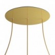 3 Hole in line - EXTRA LARGE Round Ceiling Rose Canopy- 400mm