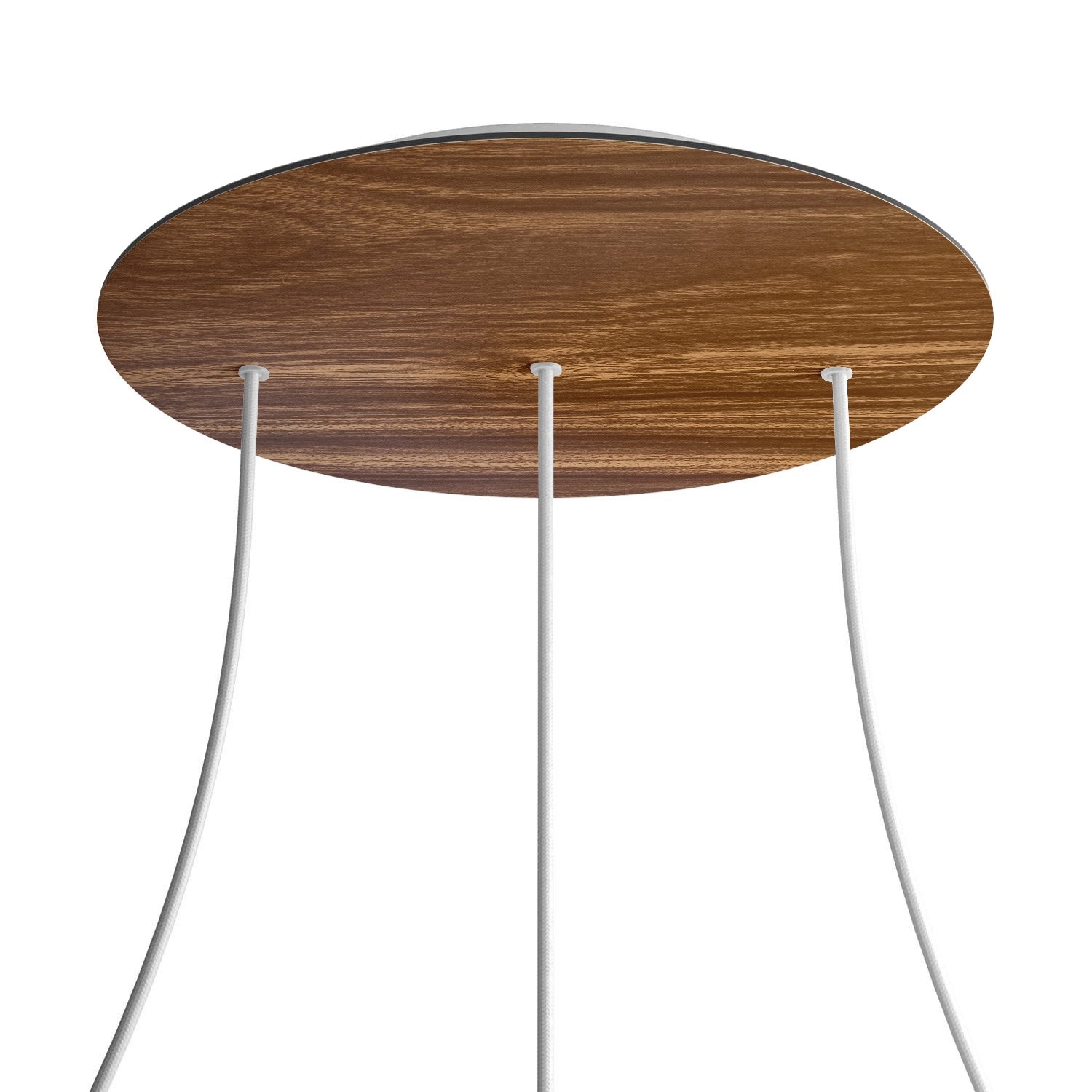 3 Hole in line - EXTRA LARGE Round Ceiling Rose Canopy- 400mm