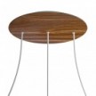 3 Hole in line - EXTRA LARGE Round Ceiling Rose Canopy- 400mm