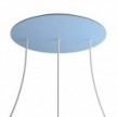 3 Hole in line - EXTRA LARGE Round Ceiling Rose Canopy- 400mm