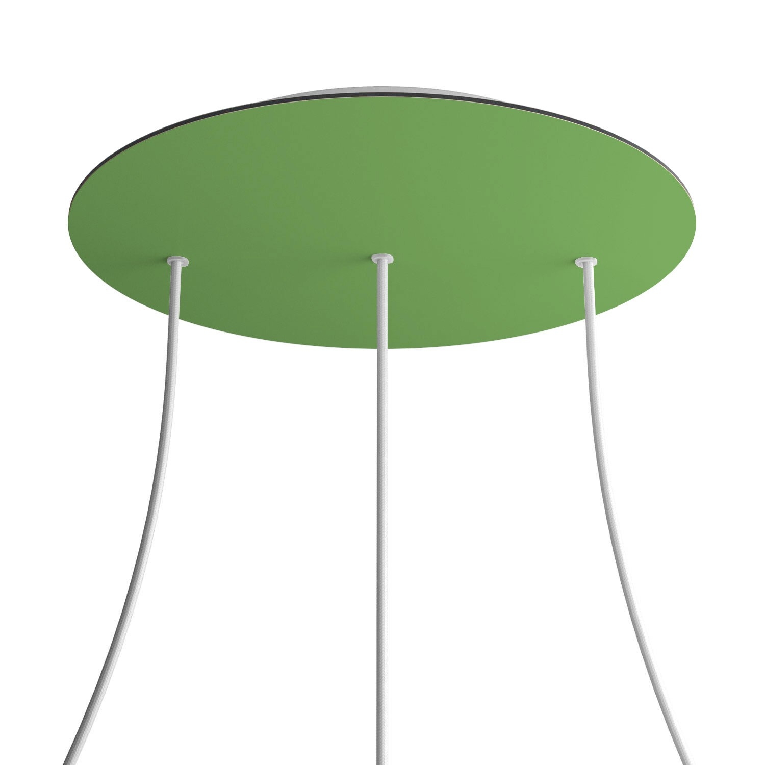 3 Hole in line - EXTRA LARGE Round Ceiling Rose Canopy- 400mm