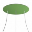 3 Hole in line - EXTRA LARGE Round Ceiling Rose Canopy- 400mm
