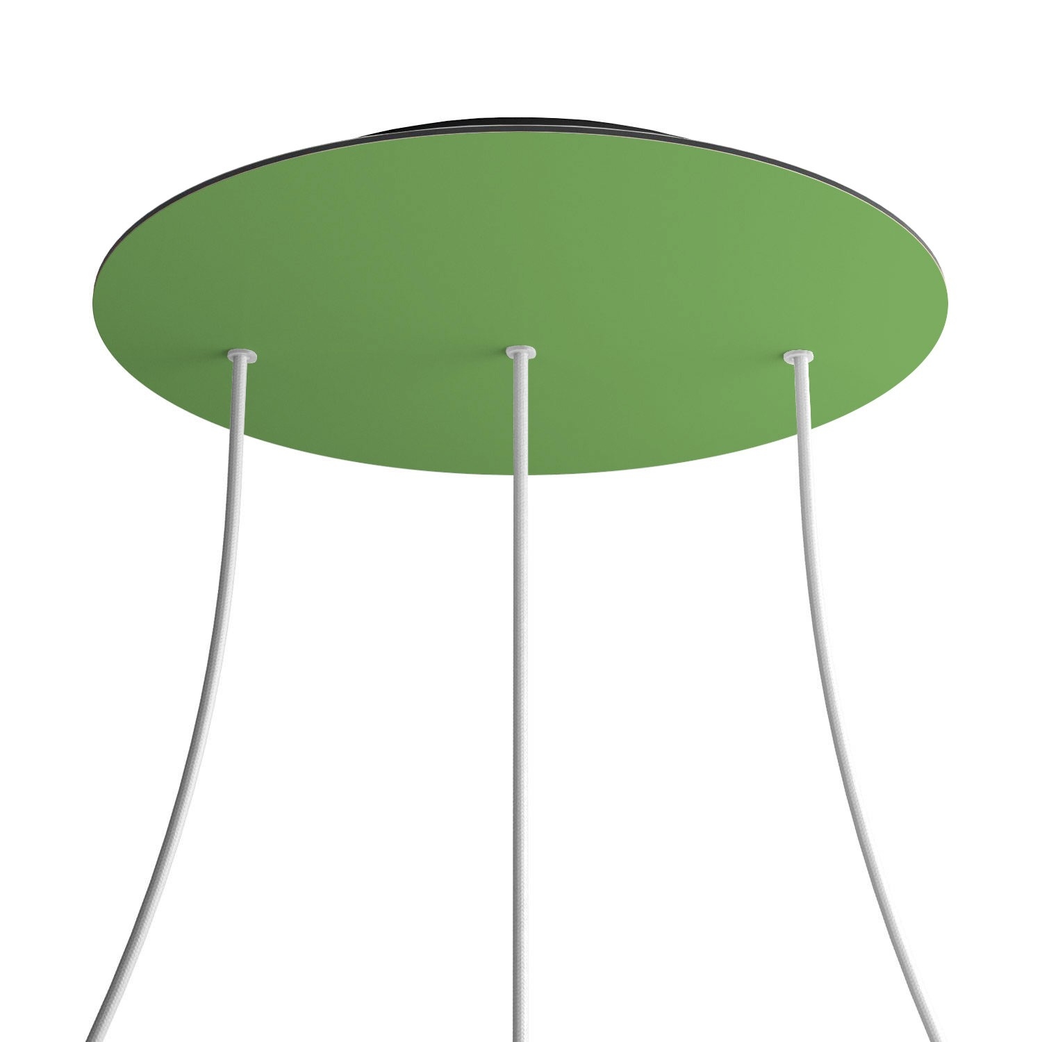 3 Hole in line - EXTRA LARGE Round Ceiling Rose Canopy- 400mm