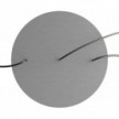 3 Hole in line - EXTRA LARGE Round Ceiling Rose Canopy- 400mm