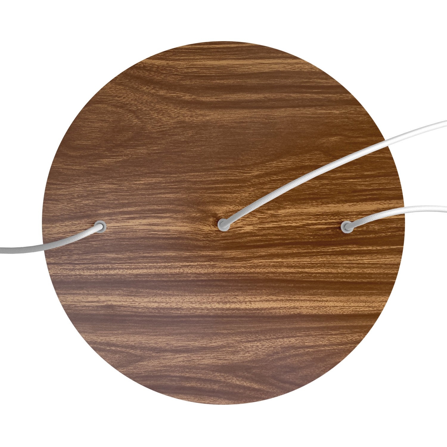 3 Hole in line - EXTRA LARGE Round Ceiling Rose Canopy- 400mm