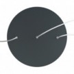 3 Hole in line - EXTRA LARGE Round Ceiling Rose Canopy- 400mm