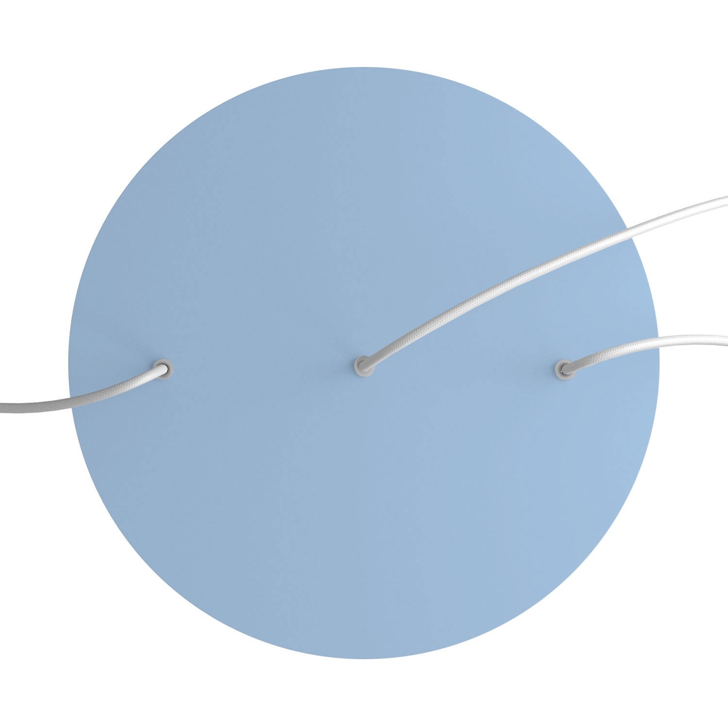 3 Hole in line - EXTRA LARGE Round Ceiling Rose Canopy- 400mm