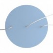 3 Hole in line - EXTRA LARGE Round Ceiling Rose Canopy- 400mm