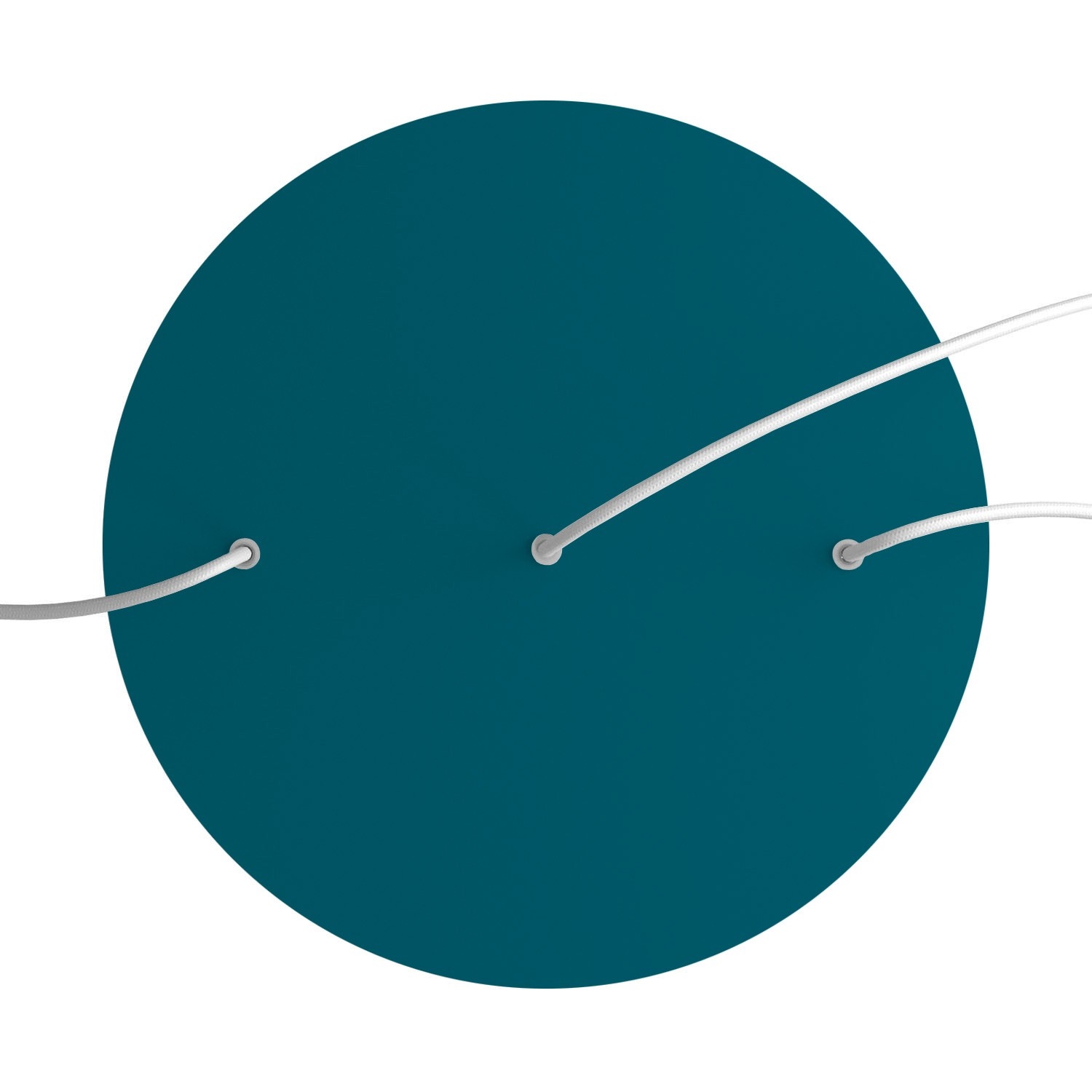 3 Hole in line - EXTRA LARGE Round Ceiling Rose Canopy- 400mm