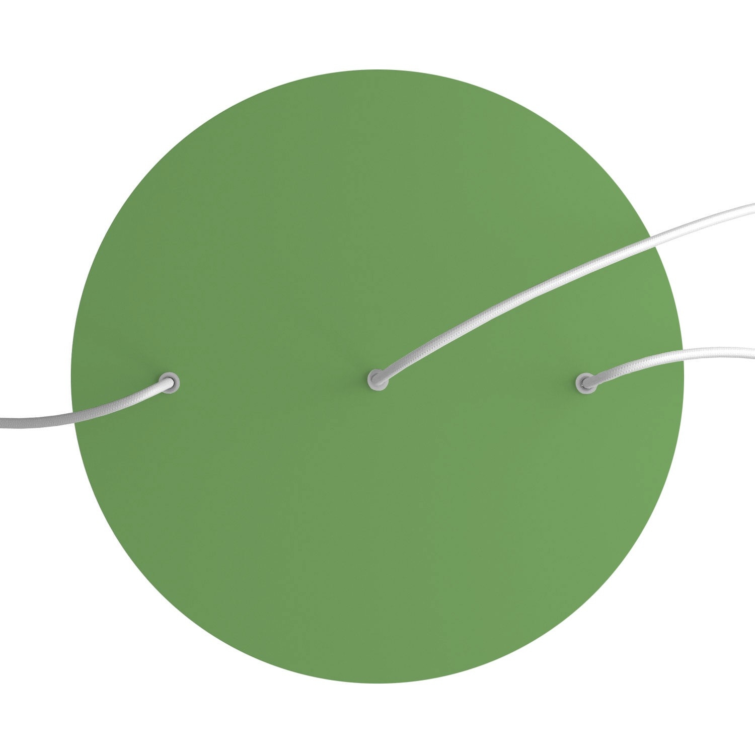 3 Hole in line - EXTRA LARGE Round Ceiling Rose Canopy- 400mm
