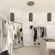 3 Hole in line - EXTRA LARGE Round Ceiling Rose Canopy- 400mm