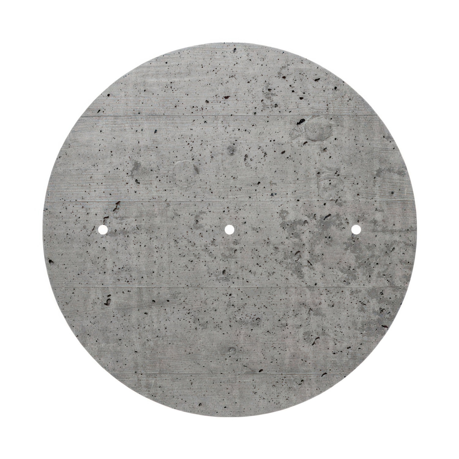3 Hole in line - EXTRA LARGE Round Ceiling Rose Canopy- 400mm