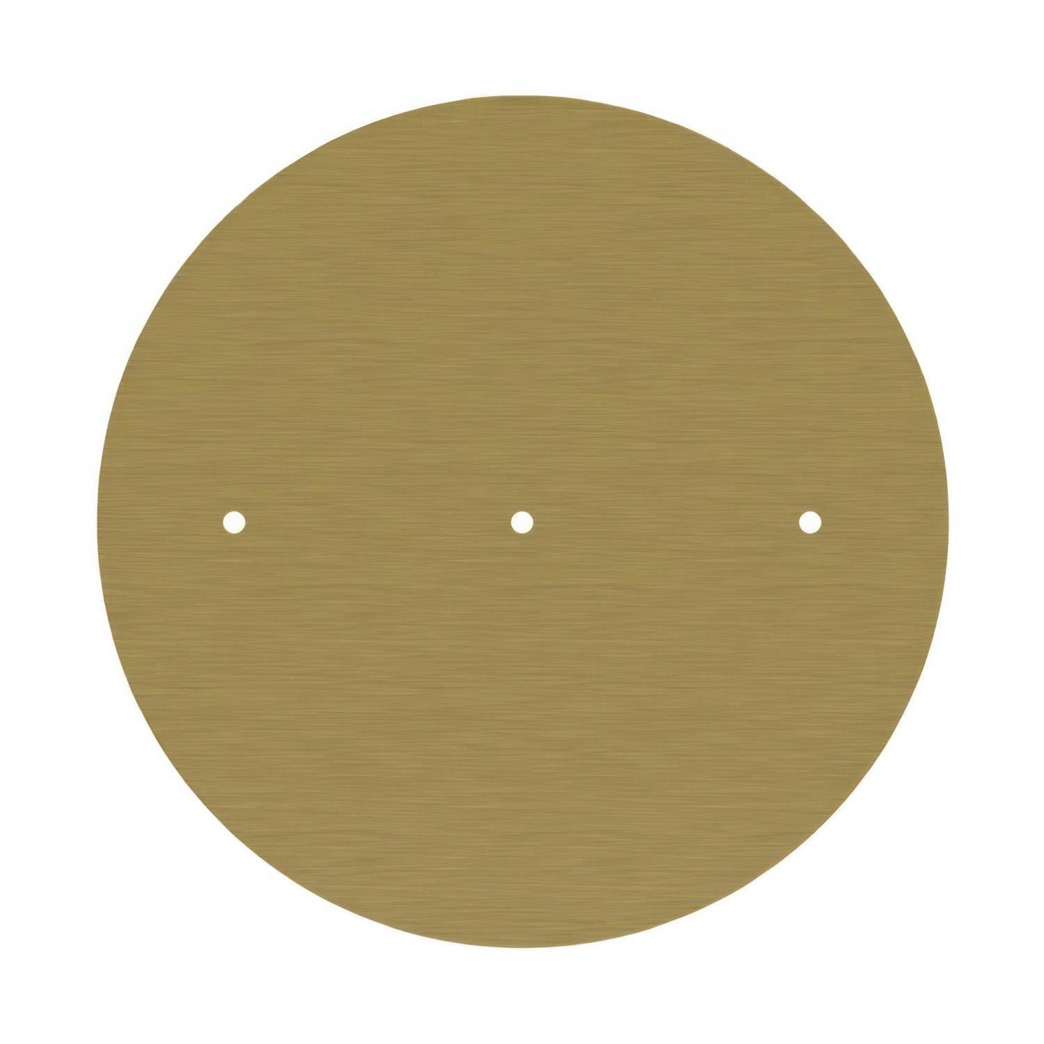 3 Hole in line - EXTRA LARGE Round Ceiling Rose Canopy- 400mm