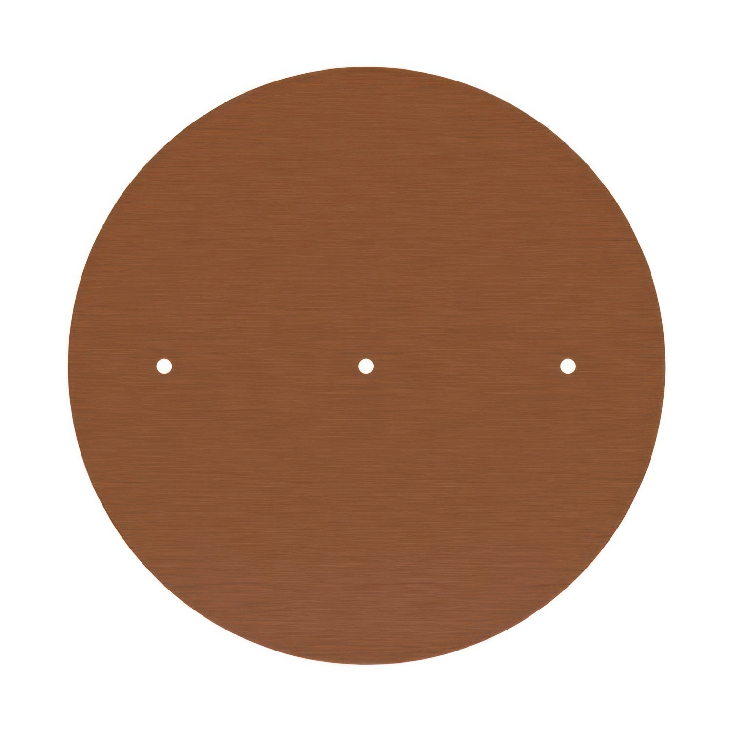 3 Hole in line - EXTRA LARGE Round Ceiling Rose Canopy- 400mm
