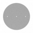 3 Hole in line - EXTRA LARGE Round Ceiling Rose Canopy- 400mm