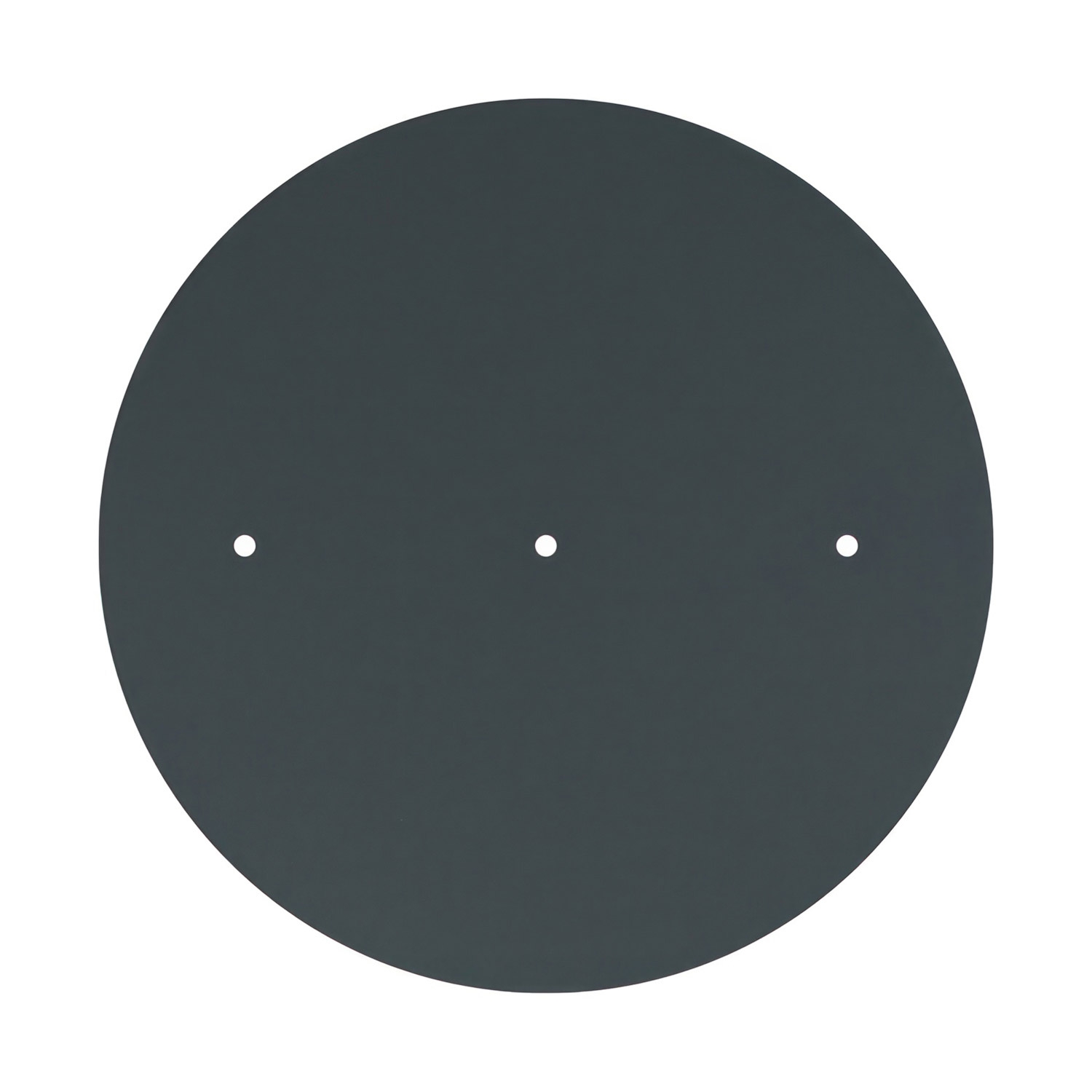 3 Hole in line - EXTRA LARGE Round Ceiling Rose Canopy- 400mm