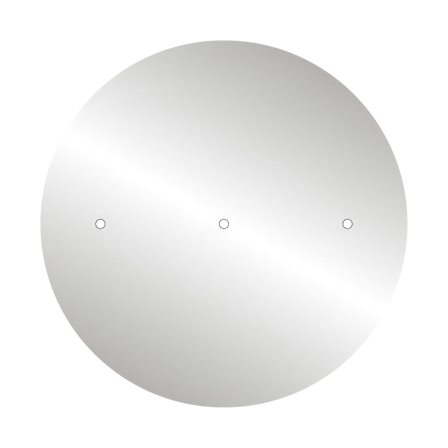 3 Hole in line - EXTRA LARGE Round Ceiling Rose Canopy- 400mm